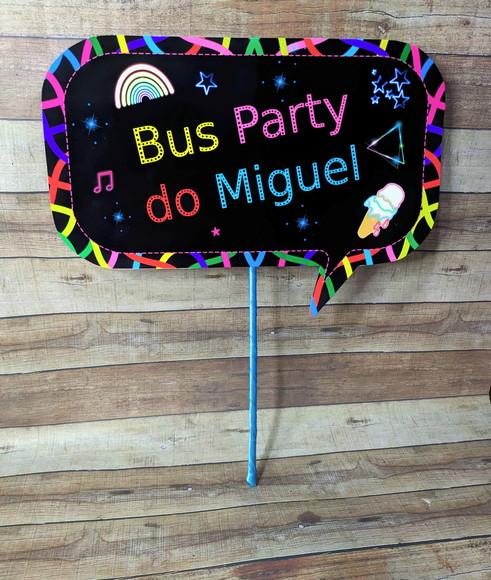 Plaquinhas Divertidas para Fotos Neon