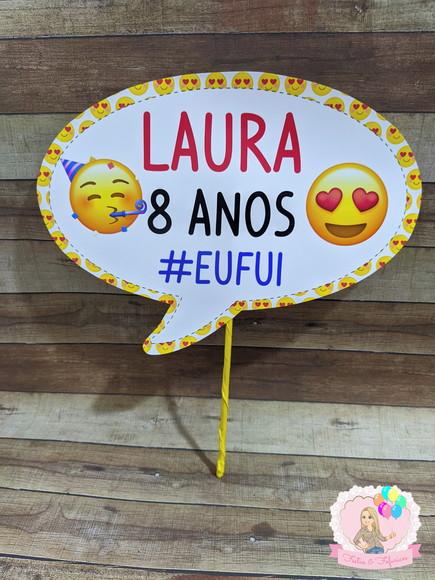 Plaquinhas Foto Emoji