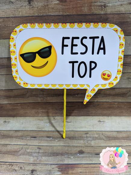Plaquinhas Foto Emoji
