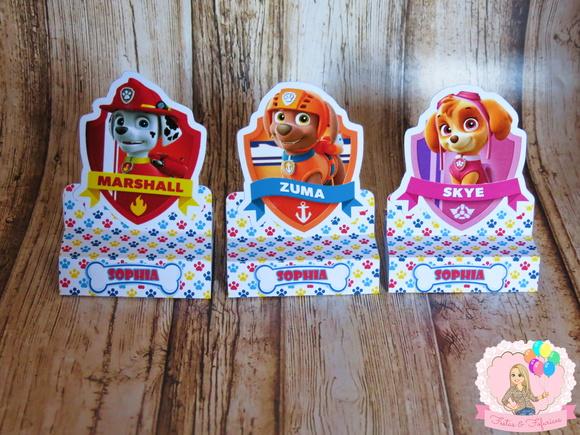 Porta Chocolate Duplo Patrulha Canina
