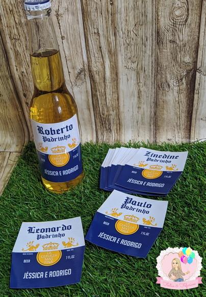 Rótulo Personalizado de Cerveja Corona