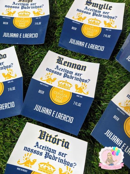 Rótulo Personalizado de Cerveja Corona