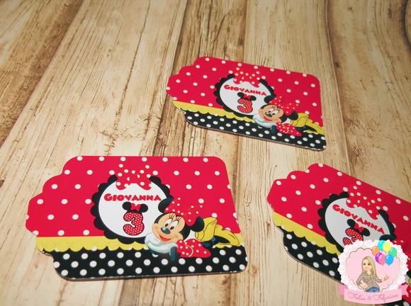 Tag de Agradecimento Festa Minnie
