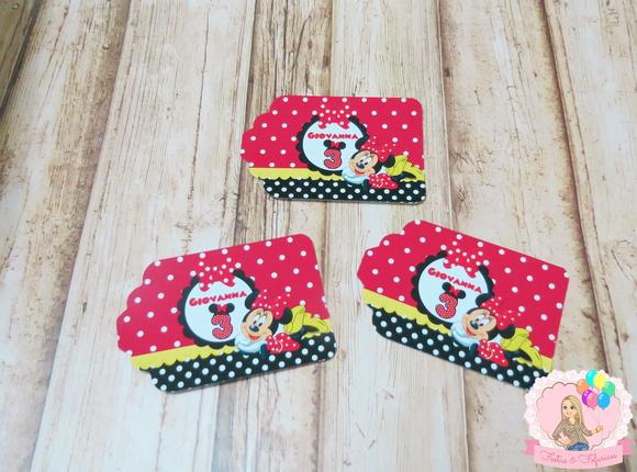 Tag de Agradecimento Festa Minnie