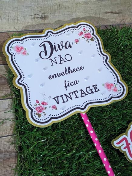 Topo de Bolo Diva
