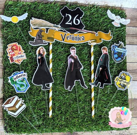 Topo de Bolo Harry Potter