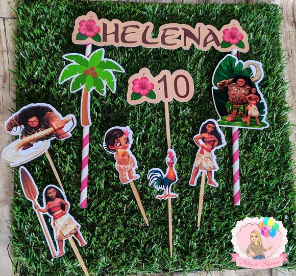 Topo de Bolo Moana