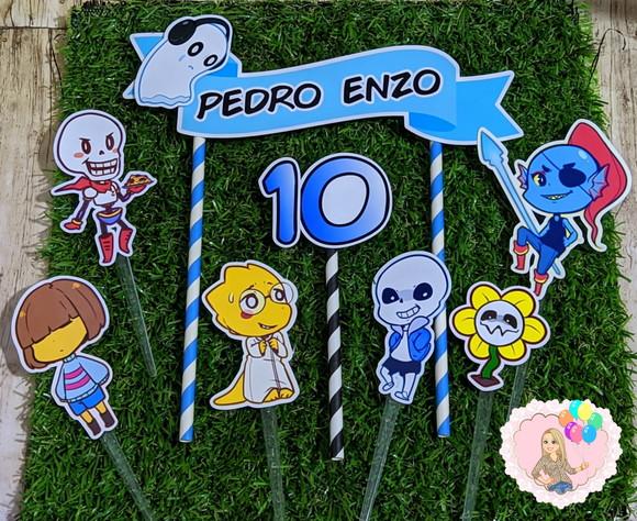 Topo de Bolo Undertale