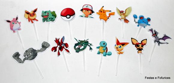 Topper Docinho Pokemon