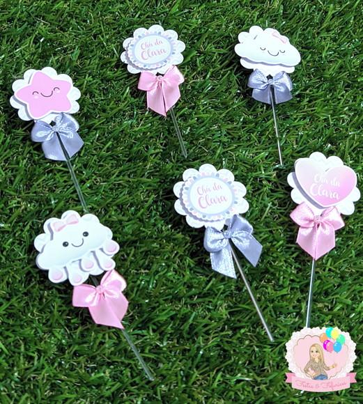 Toppers para Docinho Chuva de Amor