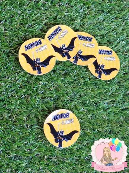 Adesivo Latinha Lego Batman