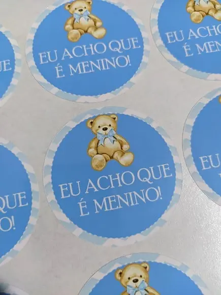 Adesivo para Chá Revelação