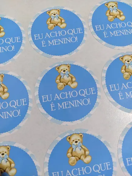 Adesivo para Chá Revelação
