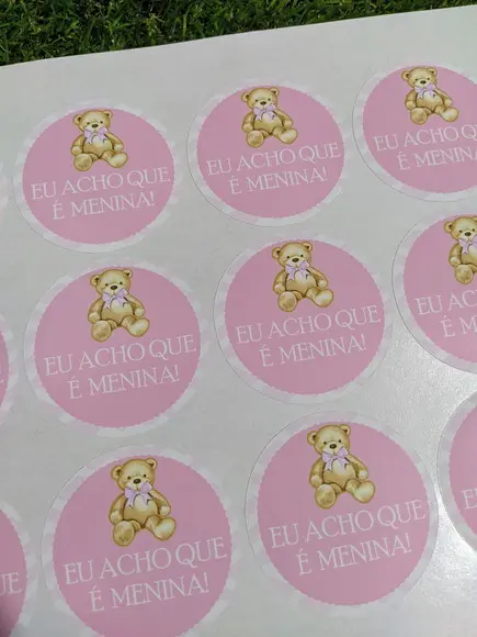 Adesivo para Chá Revelação