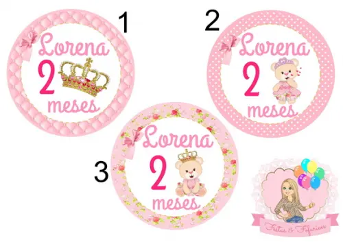 Adesivo para Body Mesversário