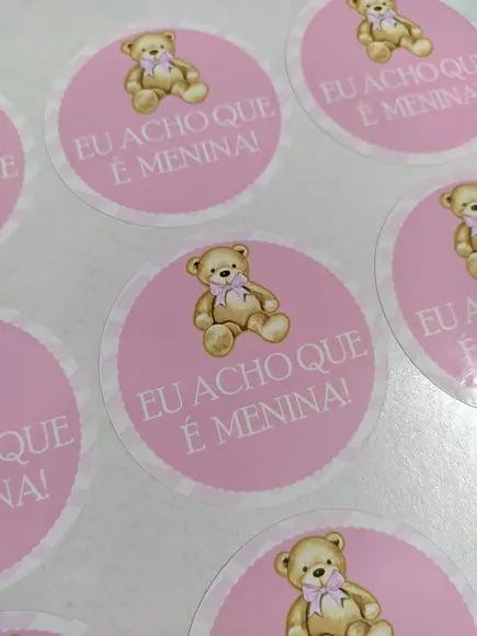 Adesivo para Chá Revelação