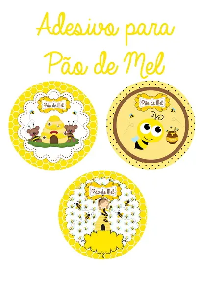 Adesivo para Pão de Mel