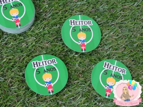 Adesivo para Latinha Festa Futebol