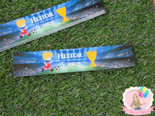 Adesivo para Refrigerante Futebol