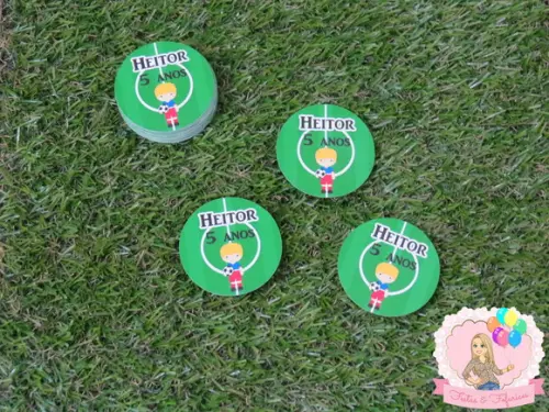 Adesivo para Latinha Festa Futebol