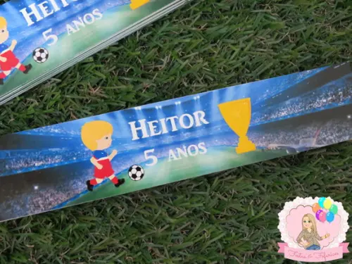 Adesivo para Refrigerante Futebol