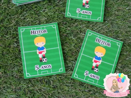 Adesivo para Tubete Festa Futebol