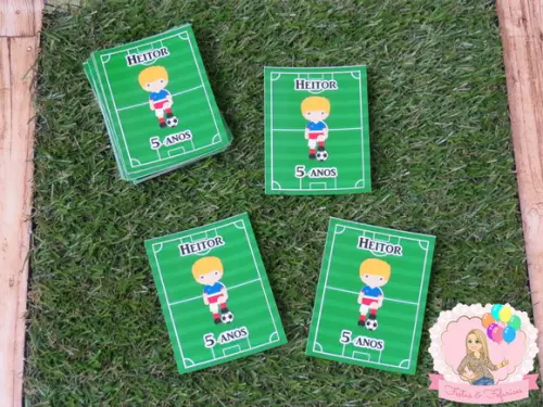 Adesivo para Tubete Festa Futebol