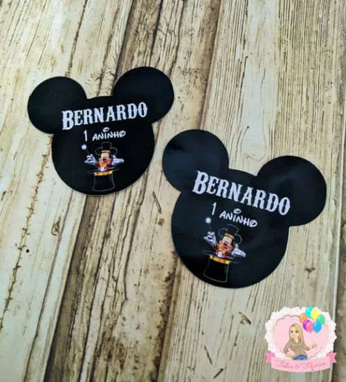 Adesivo Personalizado Circo do Mickey