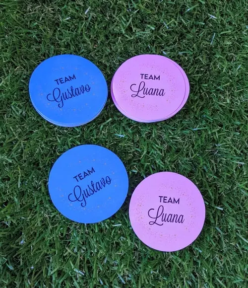 Adesivo Personalizado para Chá Revelação