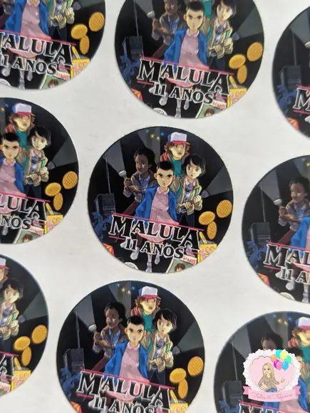 Adesivo Personalizado Stranger Things