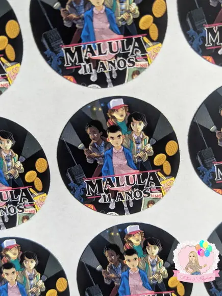 Adesivo Personalizado Stranger Things