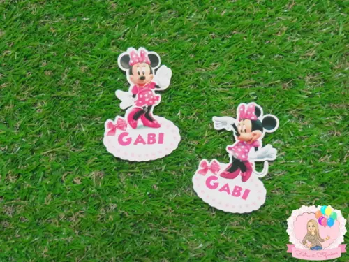 Aplique Minnie Rosa