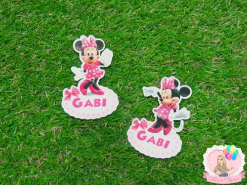 Aplique Minnie Rosa