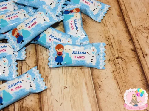 Bala Personalizada Frozen