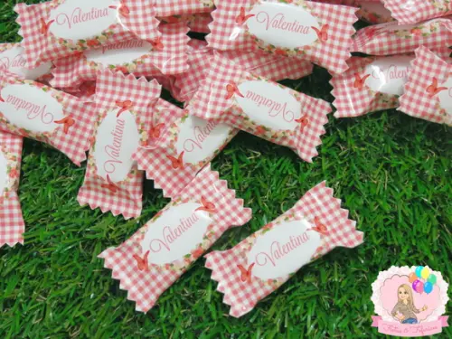 Bala Personalizada Jardim Borboletas