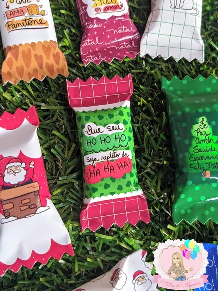 Bala Personalizada Natal
