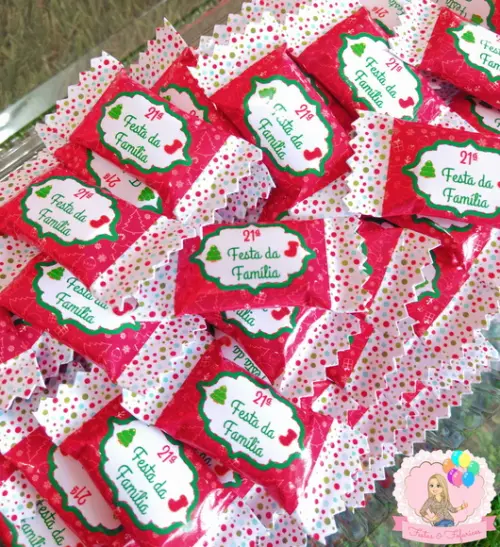 Bala Personalizada Natal