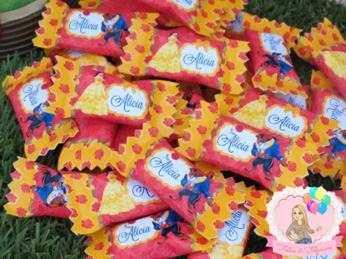 Bala Personalizada Princesa Bela