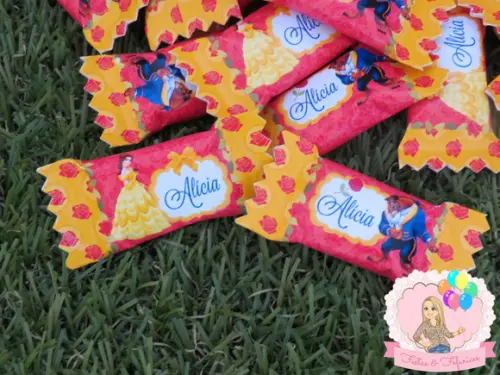 Bala Personalizada Princesa Bela