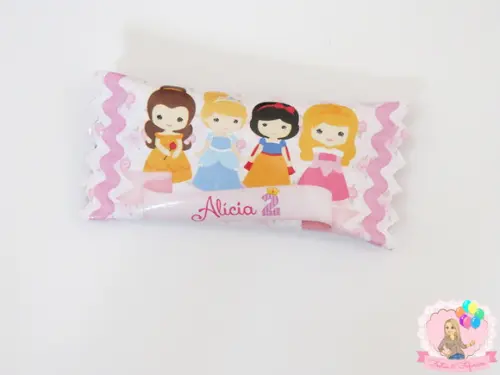 Bala Personalizada Princesas