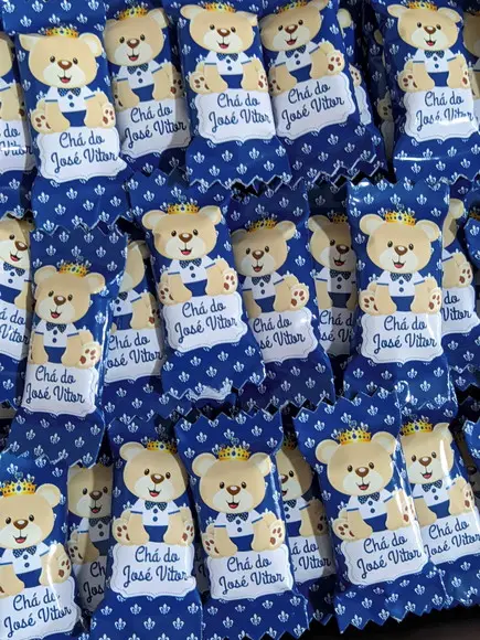 Bala Personalizada Ursinho Príncipe