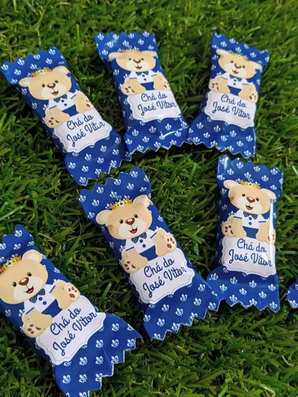 Bala Personalizada Ursinho Príncipe