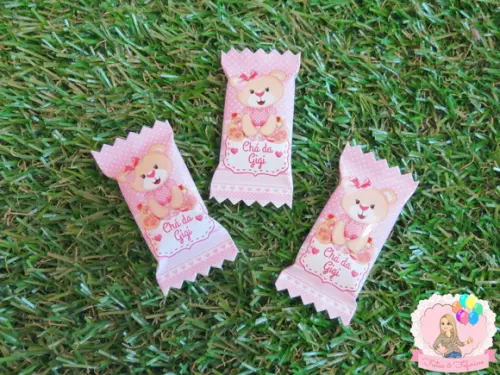 Bala Personalizada Ursinha Princesa