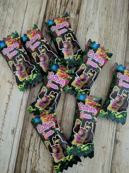 Balas Personalizadas Menina e o Urso