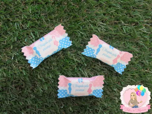 Balas Personalizadas para Chá Revelação