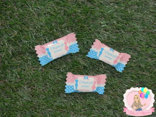 Balas Personalizadas para Chá Revelação