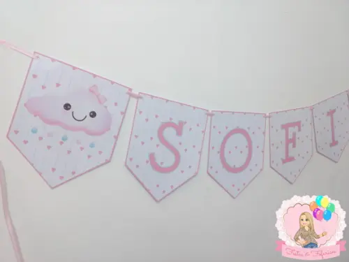 Bandeirola Chuva de Amor