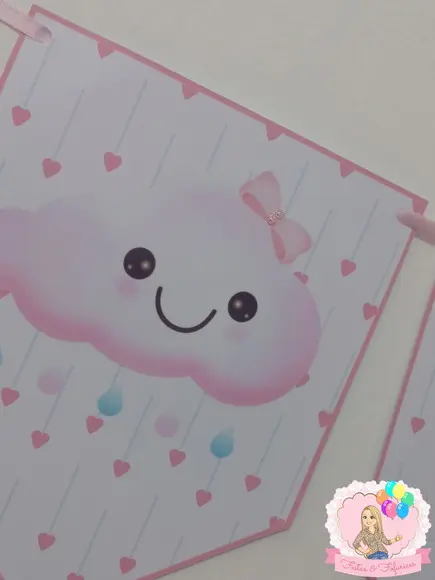 Bandeirola Chuva de Amor