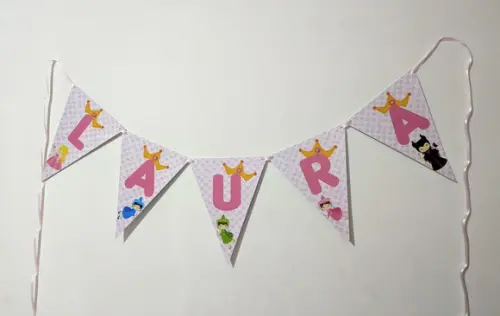 Bandeirola Personalizada Bela Adormecida
