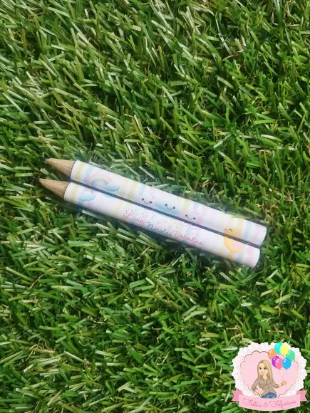 Bloquinho de Anotações com Mini Lápis Chuva de Bençãos